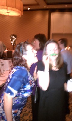 IMAG0629 - Xine and Dawn with the moustache (03-18-2011 21:55)