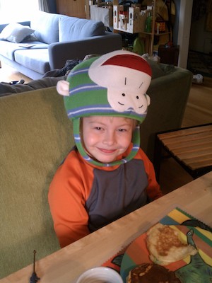 IMG_20110424_080903 - Tim with a monkey hat (04-24-2011 08:09)