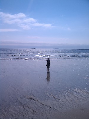 IMG_20110508_093227 - Xine and Tim at Ferry Beach (05-08-2011 09:32)