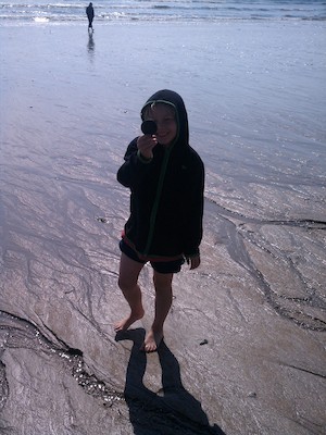 IMG_20110508_093318 - Tim at Ferry Beach (05-08-2011 09:33)