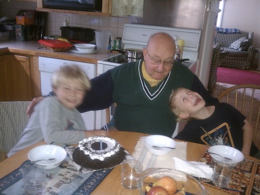 IMG_20110522_135025 - Tim, Poppy and Cole for Poppy's birthday (05-22-2011 13:50)