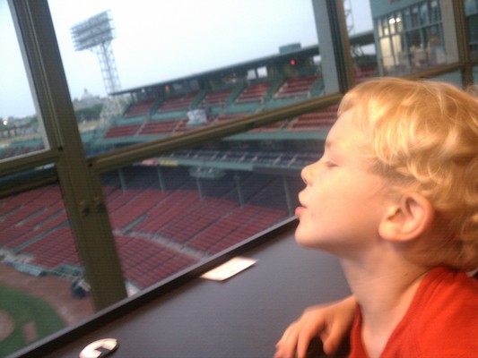 IMG_20110609_184211 - Cole in the press box at Fenway (06-09-2011 18:42)