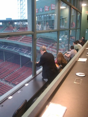 IMG_20110609_184809 - View from the press box at Fenway (06-09-2011 18:48)