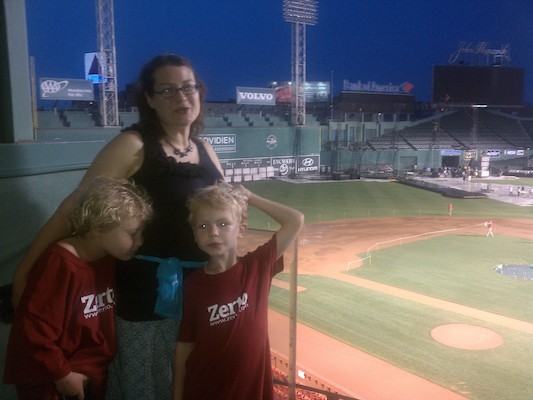 IMG_20110609_202626 - Tim, Xine and Cole at Fenway (06-09-2011 20:26)