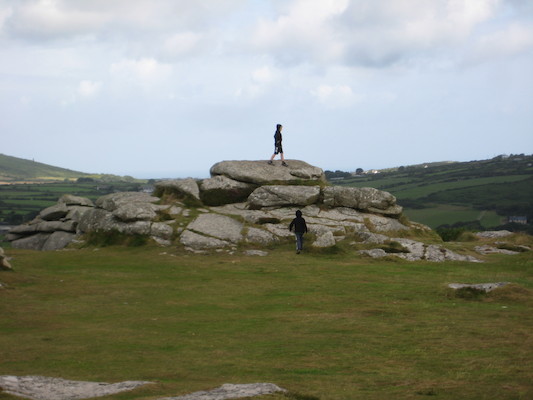 Tim and Cole on Trencrom (07-06-2011 08:36)