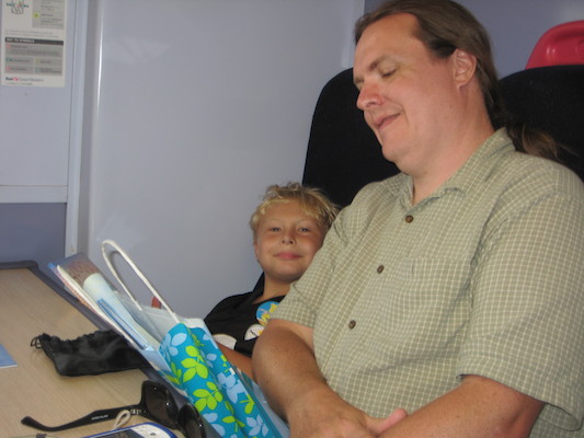 Tim and Ben on the train (07-11-2011 12:32)