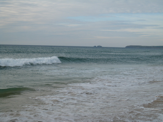 Cole and Tim on Hayle beach (07-04-2011 19:08)