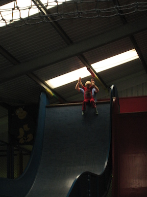 Cole and Ben on the slide (07-05-2011 12:16)