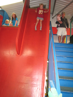 Tim on the big slide (07-05-2011 13:11)