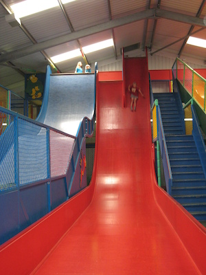 Tim on the big slide (07-05-2011 13:12)