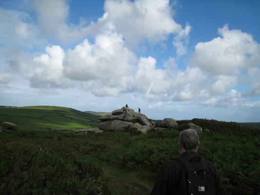 Tim, Cole and Granddad on Trencrom (07-06-2011 09:37)