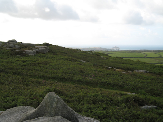 View of St. Michael's Mount from Trencrom (07-06-2011 09:39)