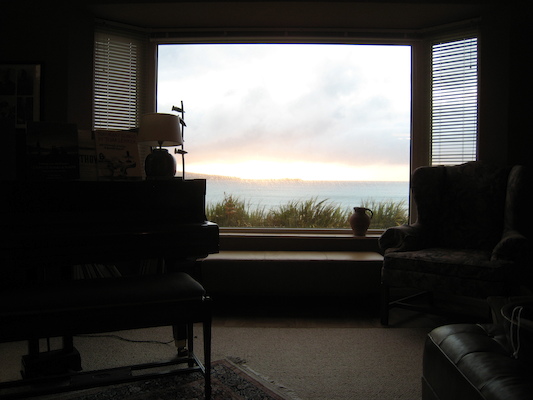 View from the sitting room (07-06-2011 21:00)