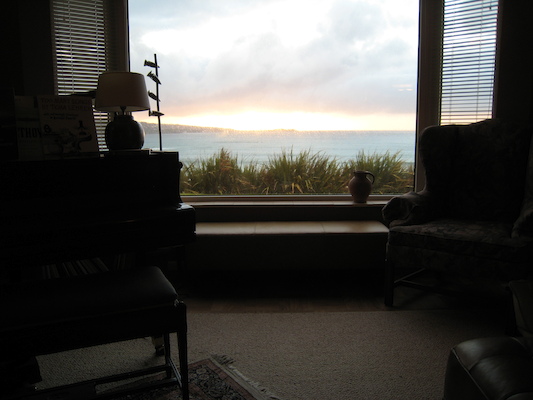 View from the sitting room (07-06-2011 21:00)