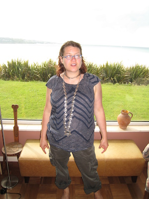 Xine wearing the mayoral bling (07-07-2011 17:15)