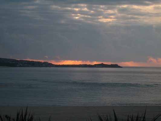 Sunset over St. Ives (07-09-2011 21:07)