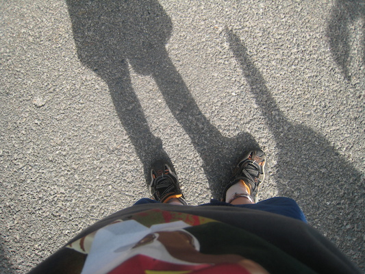 Self-portrait, waiting for the train (by Cole) (07-11-2011 09:58)