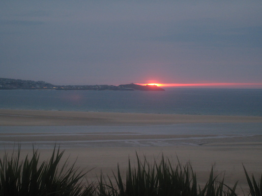 Sunset over St. Ives (07-11-2011 21:24)