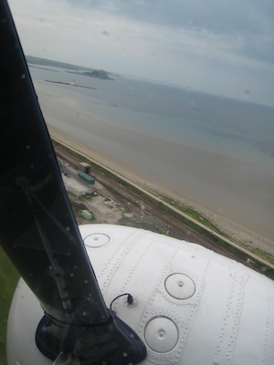St. Michael's mount from the helicopter (07-12-2011 08:11)