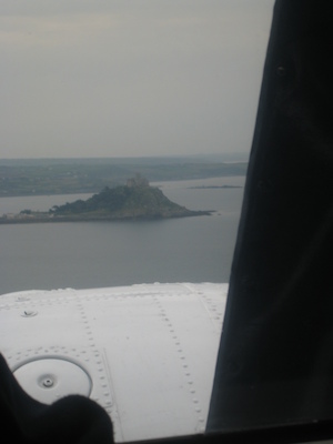 St. Michael's mount from the helicopter (07-12-2011 08:12)