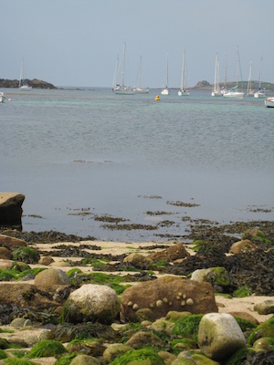 View from the Porthcressa beach (07-12-2011 10:32)