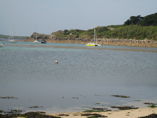 View from the Porthcressa beach (07-12-2011 10:33)