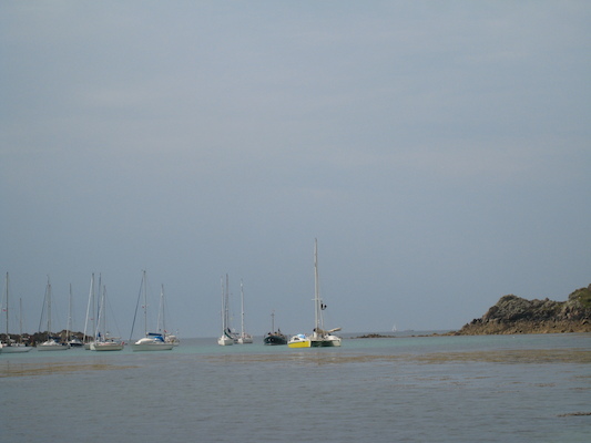 View from the Porthcressa beach (07-12-2011 10:41)