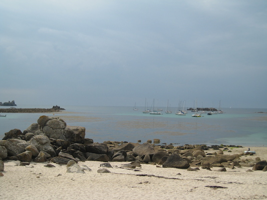 View from the Porthcressa beach (07-12-2011 10:46)