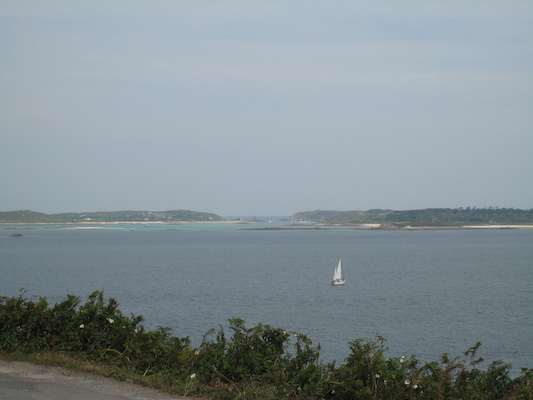 View to Tresco from the Star castle (07-12-2011 10:58)