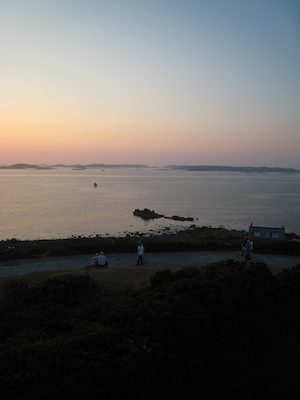 Sunset from Star Castle Ramparts PAN1 (07-12-2011 21:05)