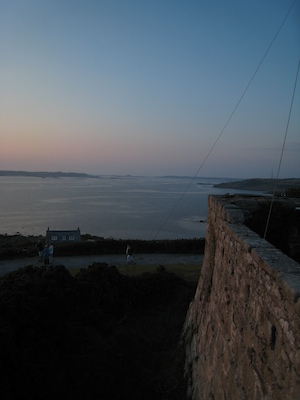 Sunset from Star Castle Ramparts PAN1 (07-12-2011 21:05)