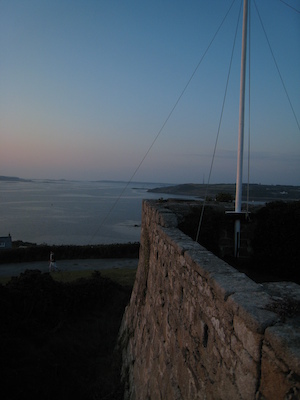 Sunset from Star Castle Ramparts PAN1 (07-12-2011 21:05)