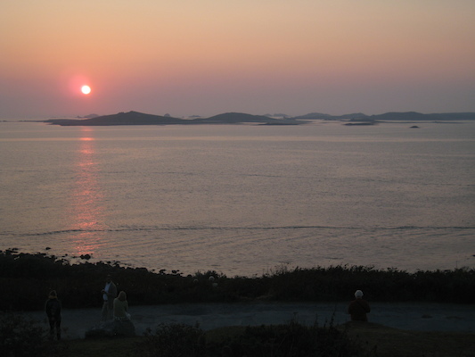 Sunset over Samson (07-12-2011 21:15)