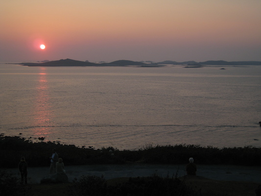 Sunset over Samson (07-12-2011 21:15)