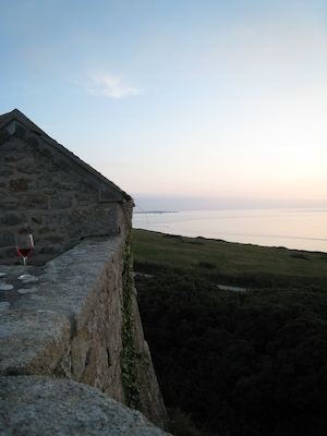 Sunset over Samson, Bryher and Tresco PAN1 (07-13-2011 20:59)