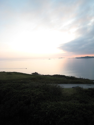 Sunset over Samson, Bryher and Tresco PAN1 (07-13-2011 20:59)