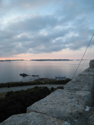 Sunset over Samson, Bryher and Tresco PAN1 (07-13-2011 20:59)