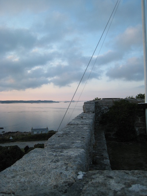 Sunset over Samson, Bryher and Tresco PAN1 (07-13-2011 20:59)