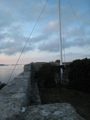 Sunset over Samson, Bryher and Tresco PAN1 (07-13-2011 20:59)