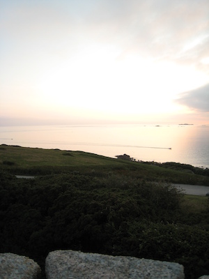 Sunset over Samson, Bryher and Tresco PAN2 (07-13-2011 21:00)