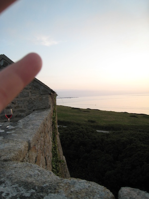 Sunset over Samson, Bryher and Tresco PAN2 (07-13-2011 21:00)