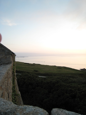 Sunset over Samson, Bryher and Tresco PAN4 (07-13-2011 21:00)