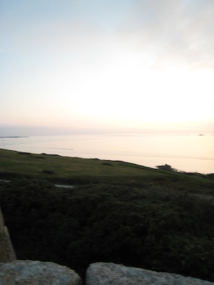 Sunset over Samson, Bryher and Tresco PAN4 (07-13-2011 21:00)