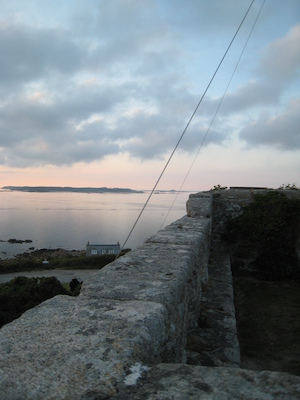 Sunset over Samson, Bryher and Tresco PAN4 (07-13-2011 21:00)