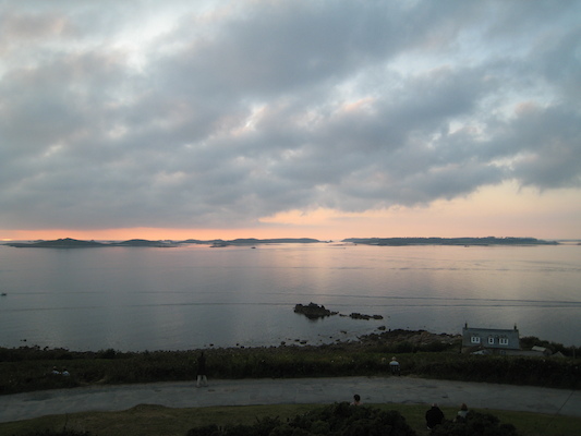 Sunset over Samson, Bryher and Tresco (07-13-2011 21:00)