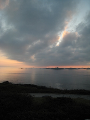 Sunset over Samson, Bryher and Tresco (07-13-2011 21:03)