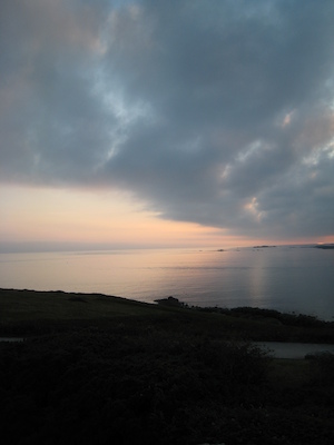 Sunset over Samson, Bryher and Tresco (07-13-2011 21:04)