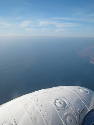 Sea from the helicopter (07-14-2011 18:45)