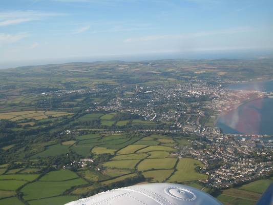Penzance from the helicopter (07-14-2011 18:52)