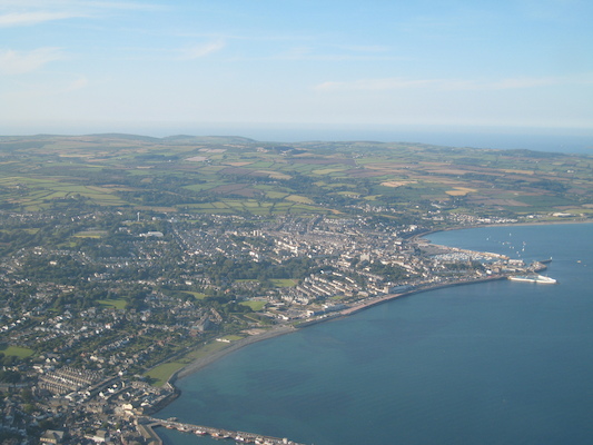 Penzance from the helicopter (07-14-2011 18:52)